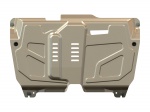 engine bay and transmission case