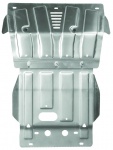 engine bay and transmission case